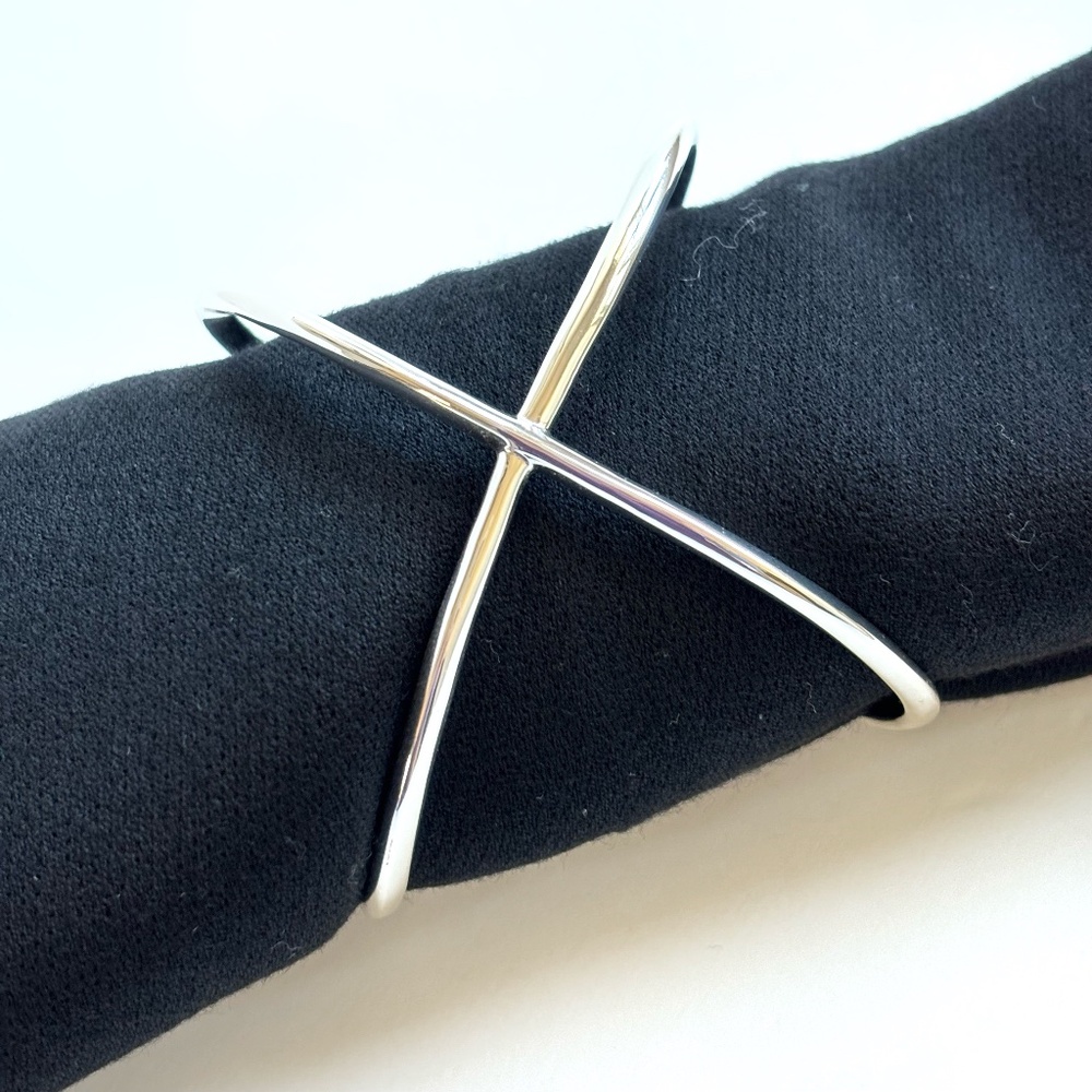 Sculpted Silver Bracelet